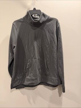 Under Armour Women's Dark Gray Funnel Neck Sweatshirt